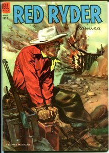 Red Ryder #121 1953-Dell-painted cover-Fred Harmon-FN