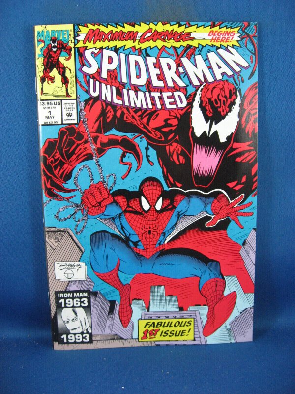 Spiderman Unlimited 1 NM Maximum Carnage 1993 | Comic Books - Modern Age,  Marvel / HipComic