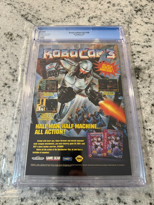 Green Lantern # 48 CGC Graded 9.8 DC Universe Variant Comic Book Rainer JH19