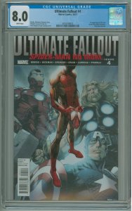Ultimate Fallout #4 (2011) CGC 8.0! 1st Appearance of the new Spider-Man!