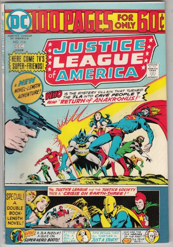 Justice League of America #114 (Dec-74) VF+ High-Grade Justice League of America