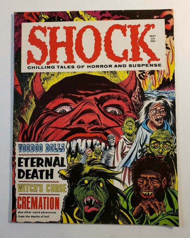 Shock Chilling Tales Of Horror And Suspense Volume 1 #1 VF- 1969 Horror Magazine