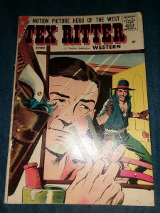 Tex Ritter Western #43 VG- charlton comics classic key 1958 dick giordano art?