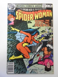 Spider-Woman #9 (1978) VG- Condition moisture stain