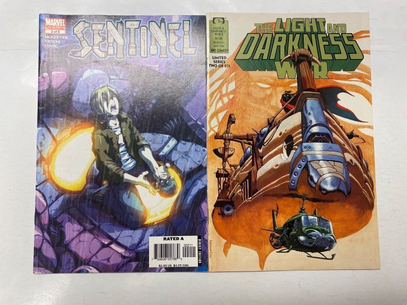 4 MARVEL comic books Sentinel #2 Darkness War #2 Dances Demons #1 Merc 92 KM11
