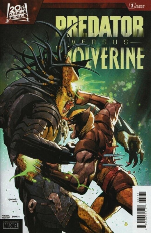 Predator Vs. Wolverine #1 Marvel Comics Stephen Segovia Variant Cover F NM