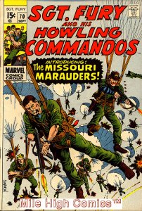 SGT. FURY AND HIS HOWLING COMMANDOS (1963 Series) #70 Fair Comics Book