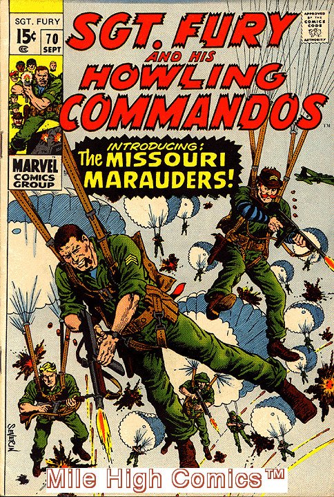 SGT. FURY AND HIS HOWLING COMMANDOS (1963 Series) #70 Very Good Comics Book