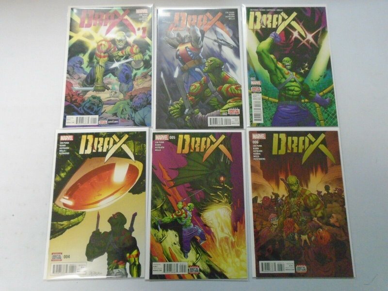 Drax set #1-11 avg 8.5 VF+ (2015)