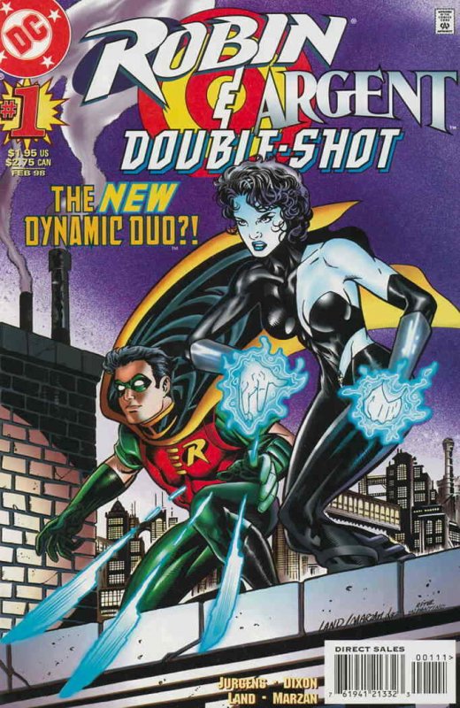 Robin/Argent Double-Shot #1 VF; DC | save on shipping - details inside