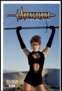Avengelyne: Power #3 Sword Photo Cover (1996) Avengelyne