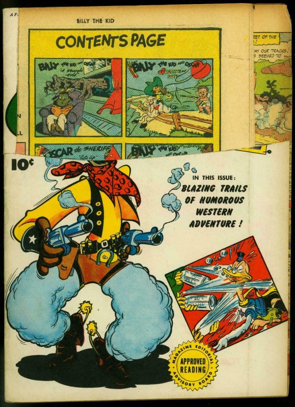 BILLY THE KID #3 1946-FUNNY ANIMAL-FAWCETT CAPTAIN MARV FR