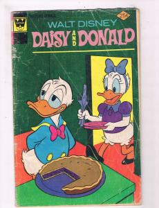 Walt Disney Daisy & Donald #13 GD Whitman 1975 Gold Key Comic Book DE1