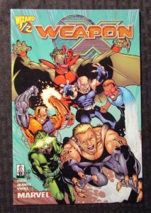 2002 WEAPON X #1/2 VF 8.0 Wizard Mail-Away w/ COA