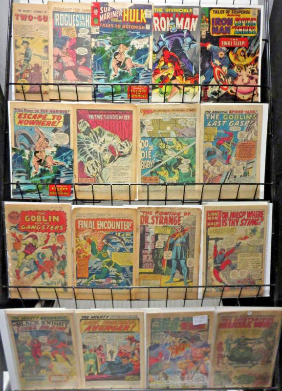 Marvel Silver Age Comics! 45 Books! Coverless! 1st Green Goblin Thor Ragnarok