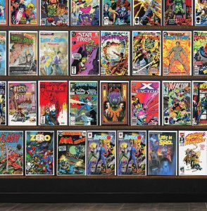 Huge Lot 140+ Comics with Star Trek, Team Titans, X-Factor, Micronauts & More!