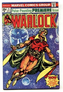 WARLOCK #9  1ST ISSUE 1975--MARVEL COMICS-JIM STARLIN MYSTIC ART FN