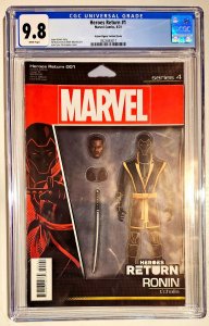 Heroes Return #1 (CGC 9.8, 2021) Christopher Action Figure Variant