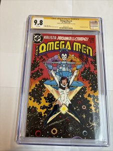 Omega Men (1983) # 3 (CGC 9.8 WP SS) 1st App Lobo • Mike Carlo Signed & Sketched