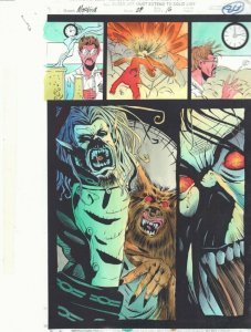 Morbius: The Living Vampire #28 p.16 Color Guide Crazy Morbius by John Kalisz