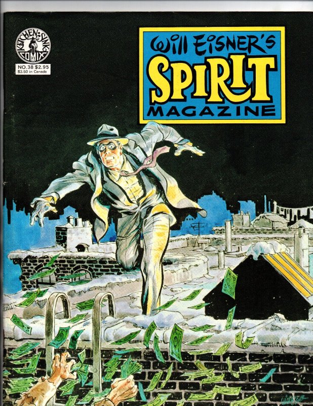 The Spirit #38 - Will Eisner - Kitchen Sink Magazine - 1982 - VF 