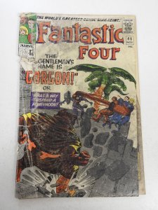 Fantastic Four #44 (1965) FR 3 in spine split, multiple tears bc, cover detached