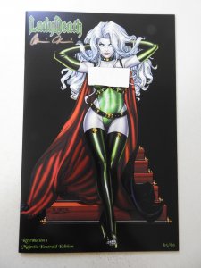 Lady Death: Retribution #1 Majestic Emerald Edition NM Condition! Signed W/ COA!