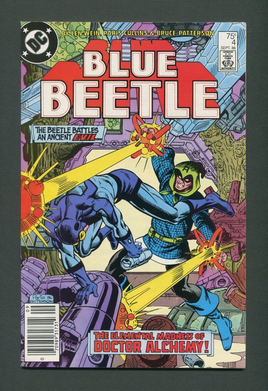 Blue Beetle #4  / 9.2 NM-  /  Newsstand / September 1986