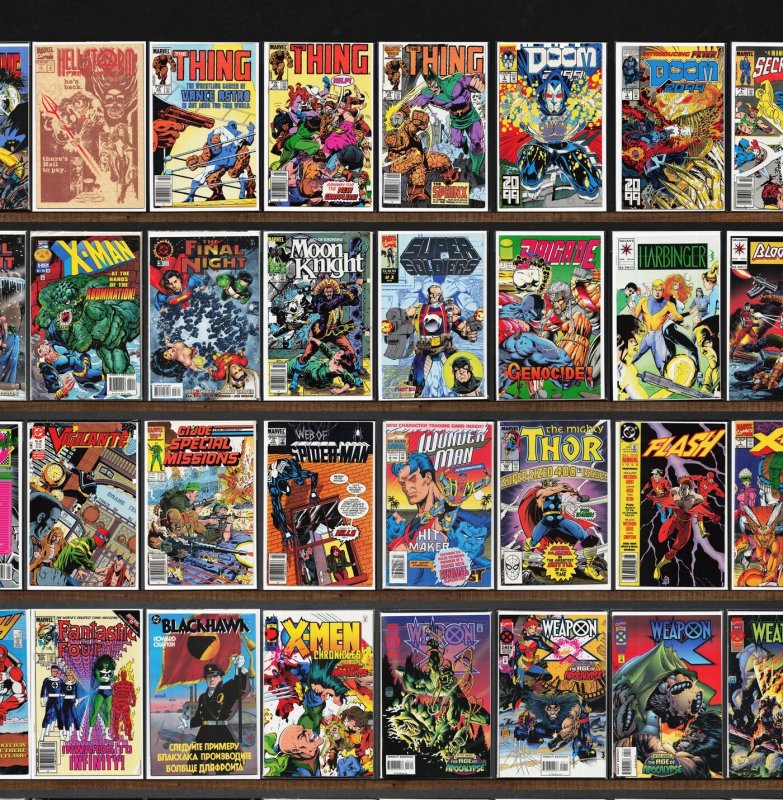 Huge Lot 150+ Comics with The Thing, Marvel Tales, Millennium, Thor & More!