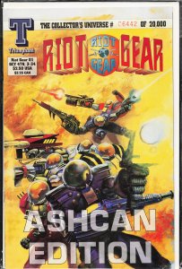 Riot Gear #1 Ashcan Cover (1993)