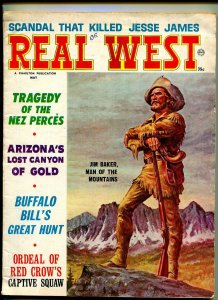 REAL WEST MAY 1965-CHARLTON-BUFFALO BILL-JESSE JAMES-VG