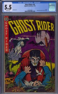 GHOST RIDER #10 CGC 5.5 FRANKENSTEIN COVER DICK AYERS A-1 #71