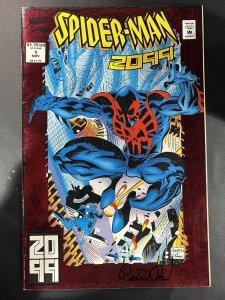 Spider-Man 2099 #1 - Comic Book - Signed By Peter David - Marvel Comics VG/F
