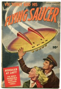 Vic Torry And His Flying Saucer 1950 POWELL Rare Fawcett one shot VG