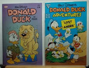 Donald Duck Adventures #3 VF+ And Friends #335 NM/VF+ (1988) (2006) Disney