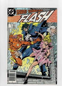 The Flash #2 (1987) Another Fat Mouse 4th Buffet Item! NEWSSTAND (d)