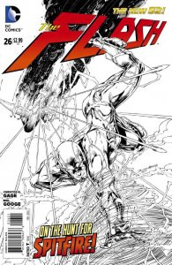 Flash, The (4th Series) #26A VF/NM ; DC | New 52 Brett Booth B&W Variant
