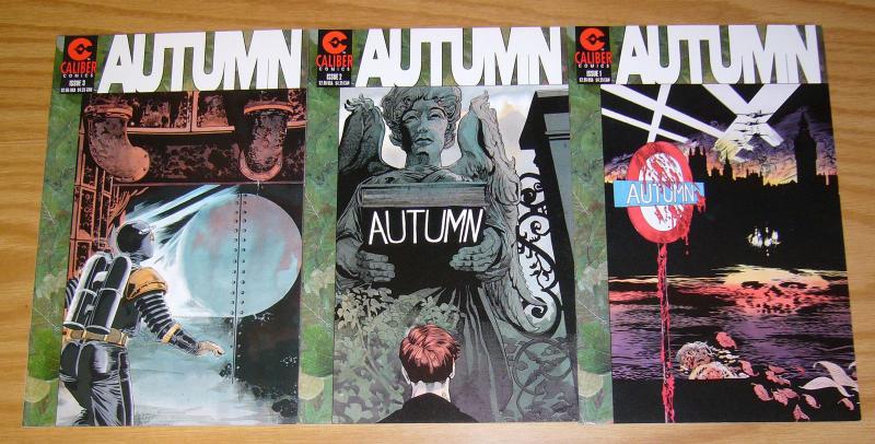 Autumn #1-3 VF/NM complete series - world war 2 serial killer - caliber comics