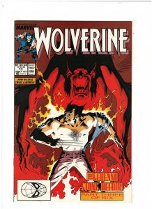 Wolverine #13 NM- 9.2 Marvel Comics 1989 Gehenna Stone Affair pt.3 