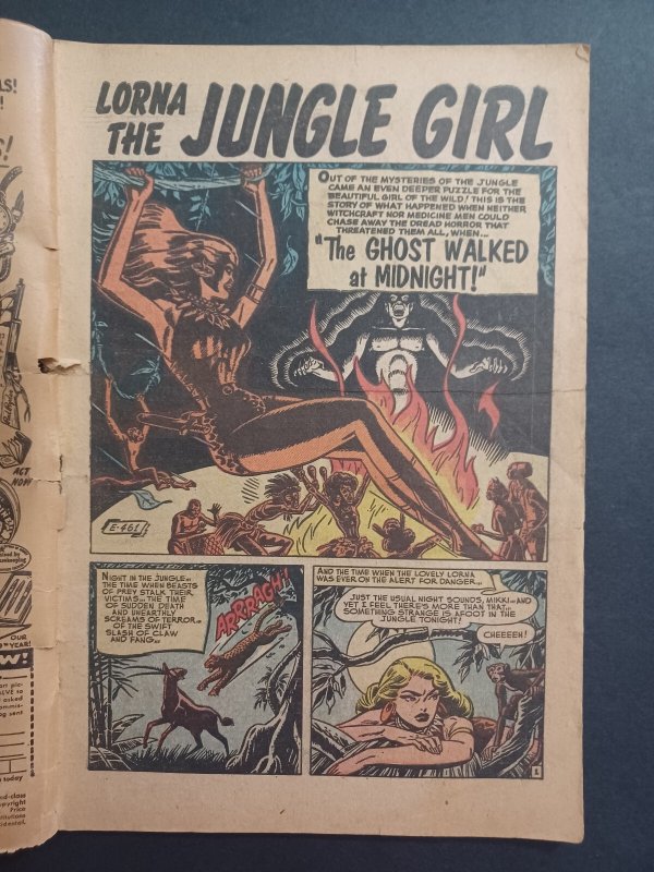Lorna the Jungle Girl #8 - Atlas - 1954 - GD