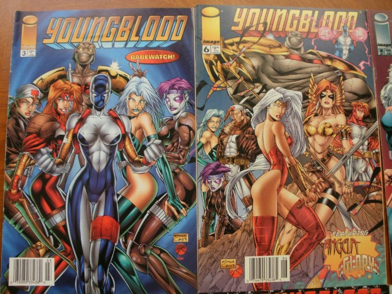 10 Image YOUNGBLOOD Comic: #3 6 TEAM #4 6 8 YEARBOOK #1 STRIKEFILE #1 2 3 4