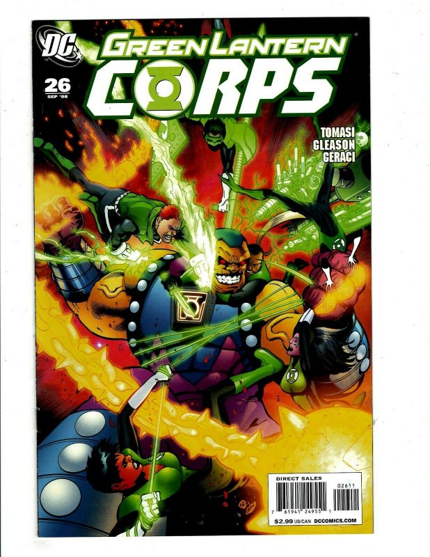 12 Green Lantern Corps DC Comics # 18 20 21 22 23 24 25 26 27 28 29 30 J433