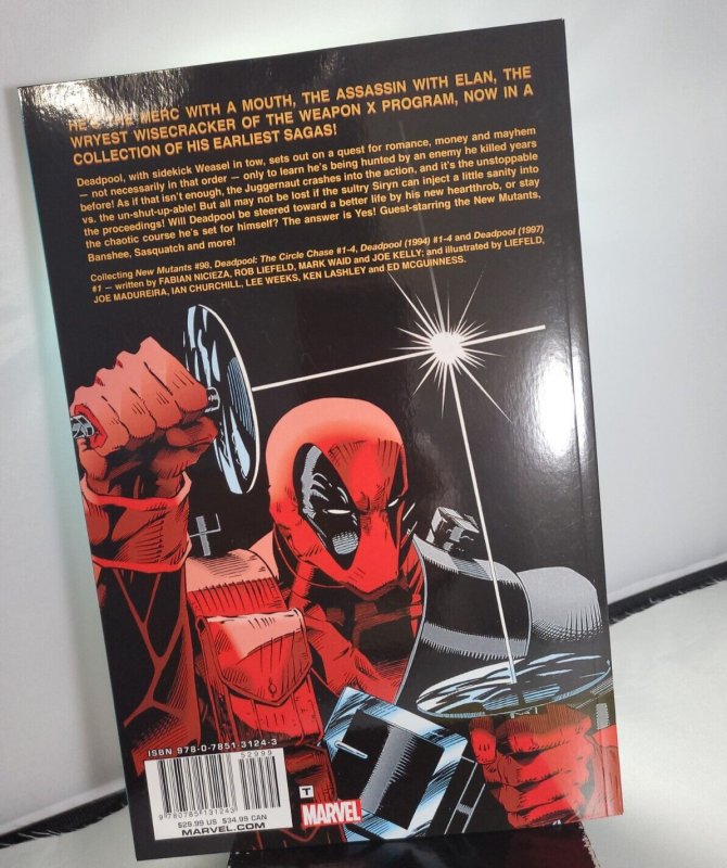 Deadpool Classic Volume 1 & Volume 2 TPB Contains New Mutants #98 & Circle Chase