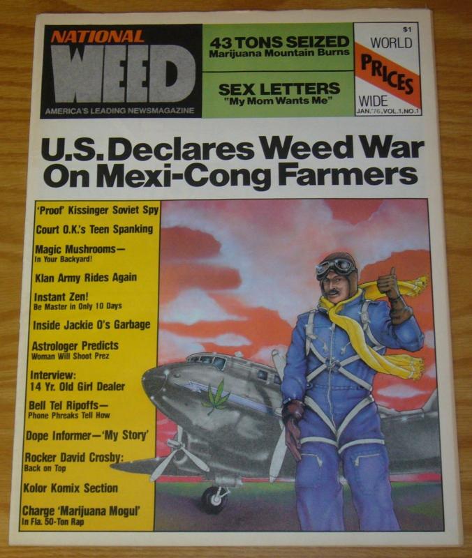 National Weed #1 gilbert shelton - freak brothers - kim deitch - zippy - spain