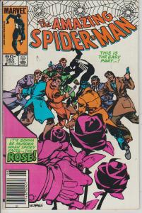 THE AMAZING SPIDERMAN #253 - THE ROSE -  BAGGED & BOARDED