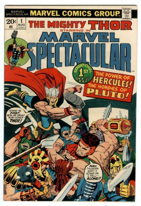 Marvel Spectacular #1 Aug 1973 THOR and Hercules Marvel Bronze age 1st issue vf 