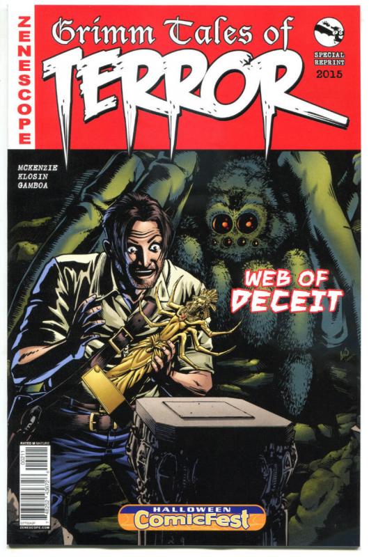 GRIMM TALES of TERROR #1 Halloween Comicfest, Promo, 2015, NM, Web of Deceit