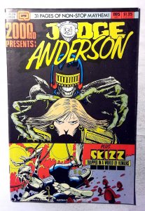 2000 AD Presents Judge Anderson #5 1986 Quality PSI Division 1st Print Comic