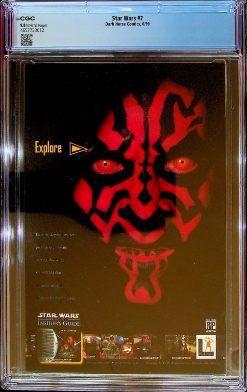 Star Wars #7 (1999) - CGC 9.8 - Cert#4657733012