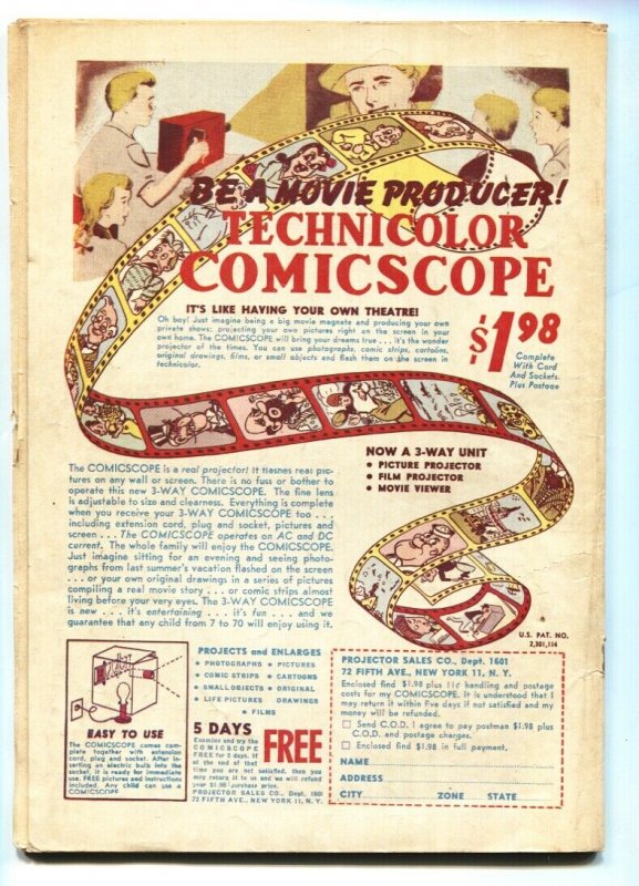 Treasure #10 1947-Prize-Esoteric Golden-Age-Jack Kirby/Joe Simon art